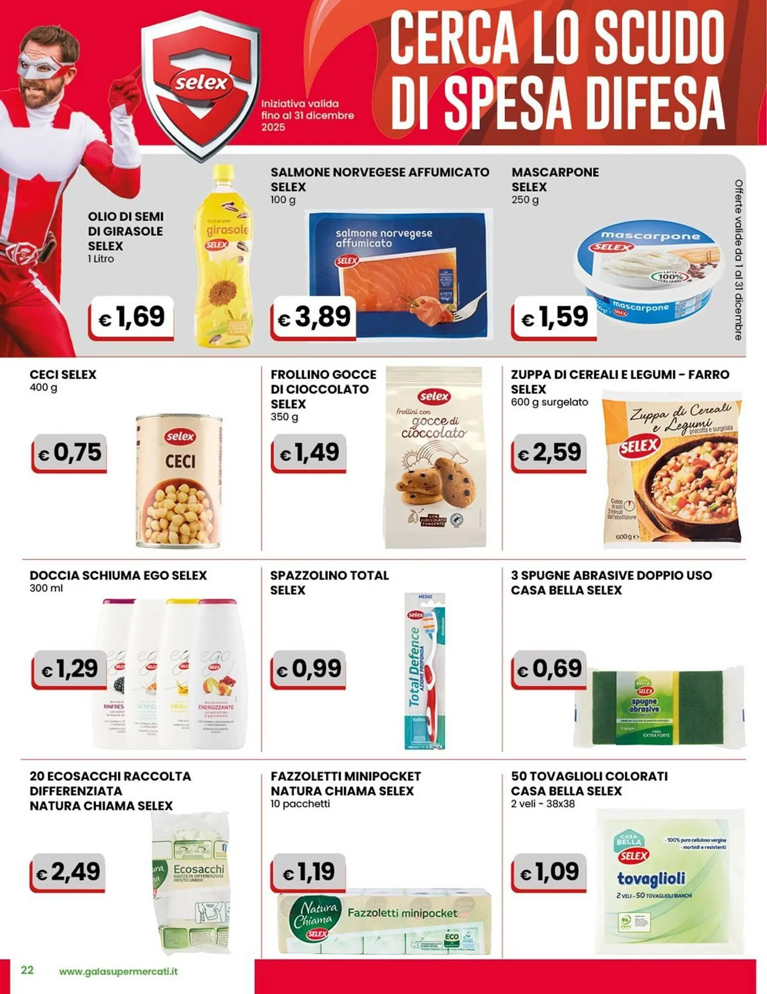 Volantino Gala Supermercati da 3 dicembre a 16 dicembre di 2025 - Pagina del volantino 22