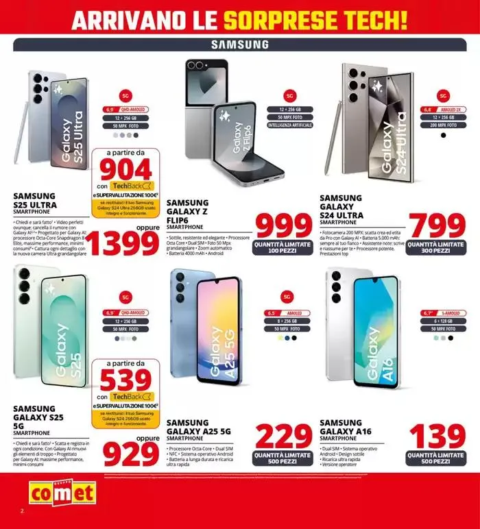 Sorprese tech da Comet! da 17 aprile a 28 aprile di 2025 - Pagina del volantino 2