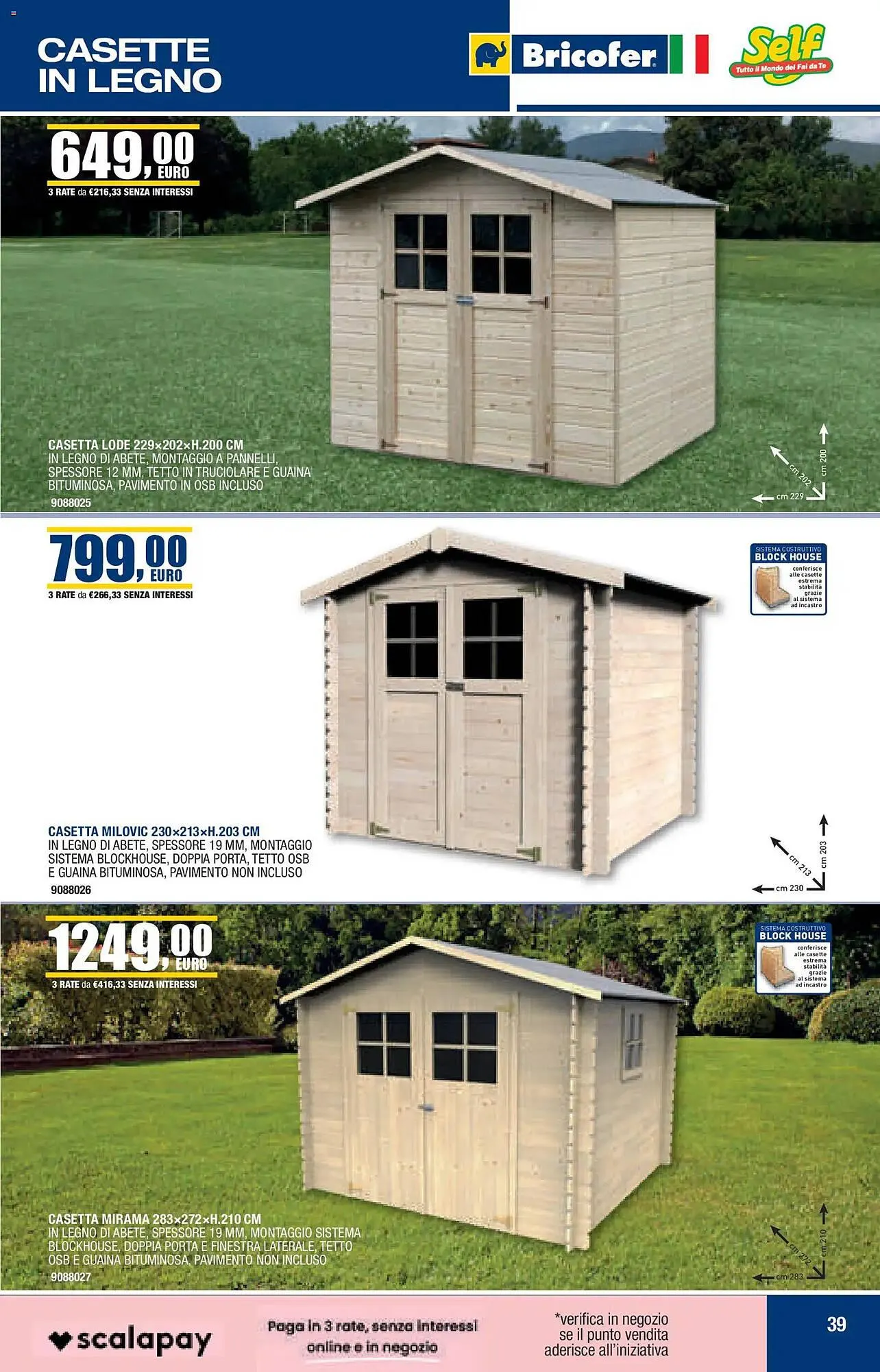 Volantino Self da 22 ottobre a 28 febbraio di 2026 - Pagina del volantino 39