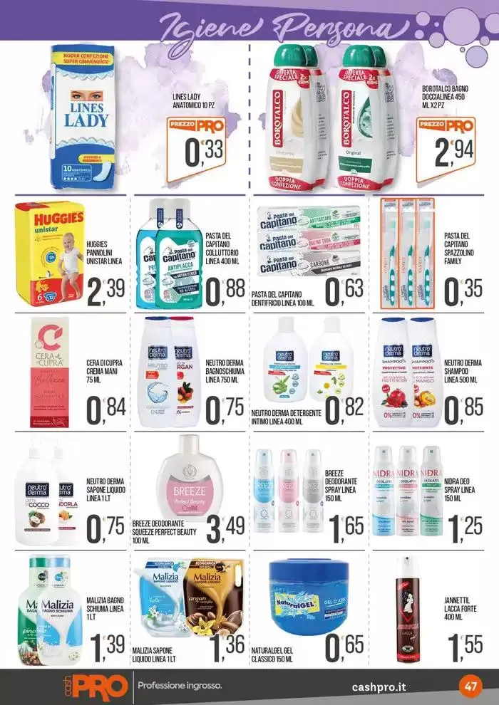 Professione ingrosso. da 26 dicembre a 12 gennaio di 2025 - Pagina del volantino 47