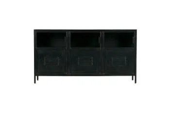 RONJA - Mobile 3 ante in metallo nero