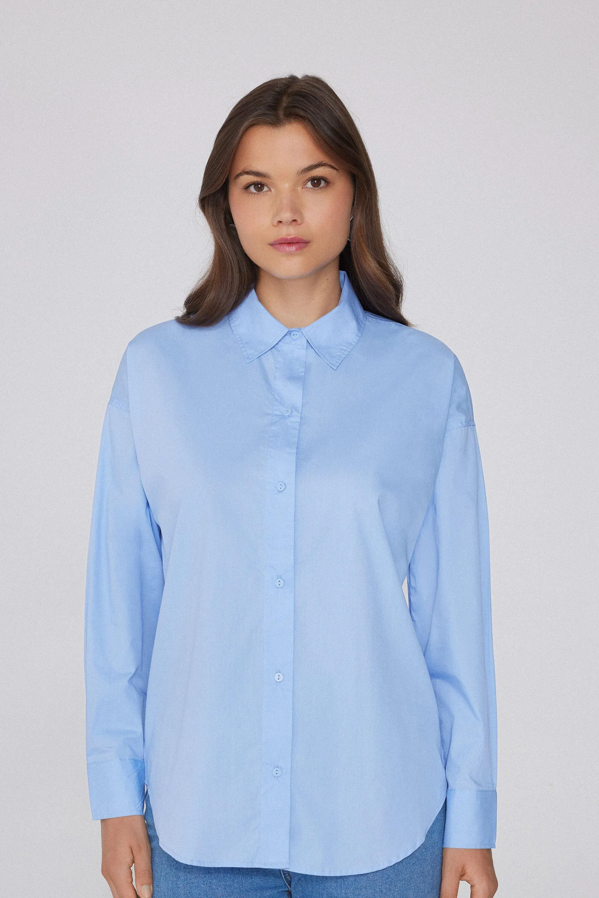 Camicia Maniche Lunghe in Cotone