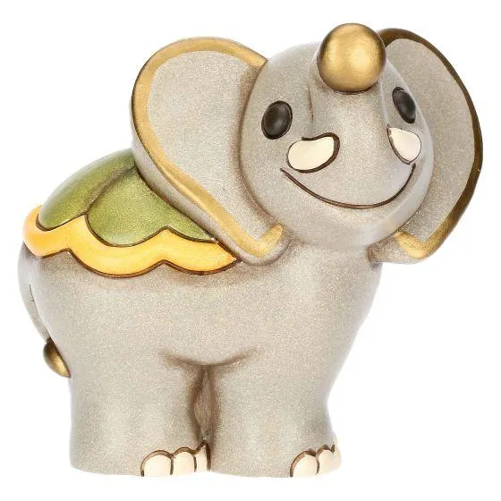 Elefante Elly in ceramica, medio