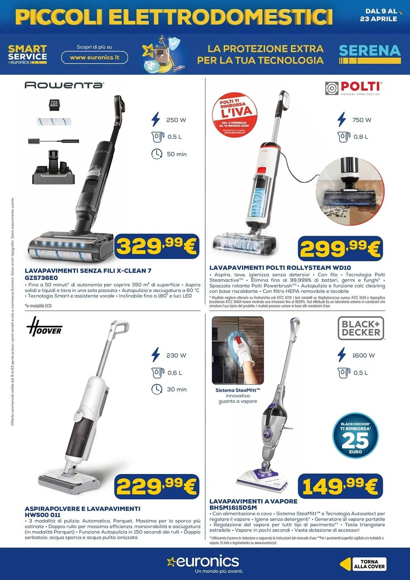 Volantino Euronics da 9 aprile a 23 aprile di 2026 - Pagina del volantino 11