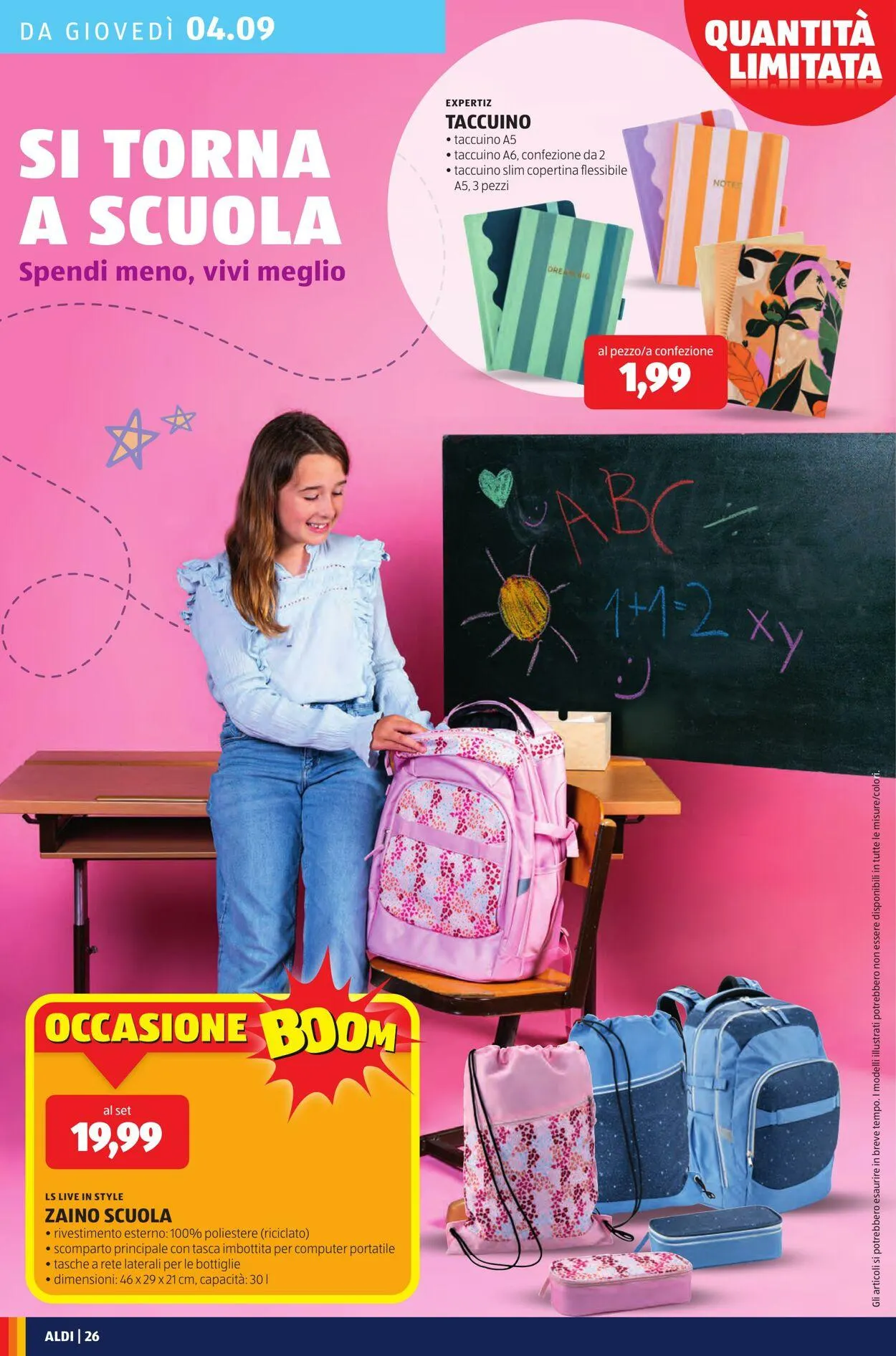 Aldi Volantino attuale da 1 settembre a 7 settembre di 2025 - Pagina del volantino 26