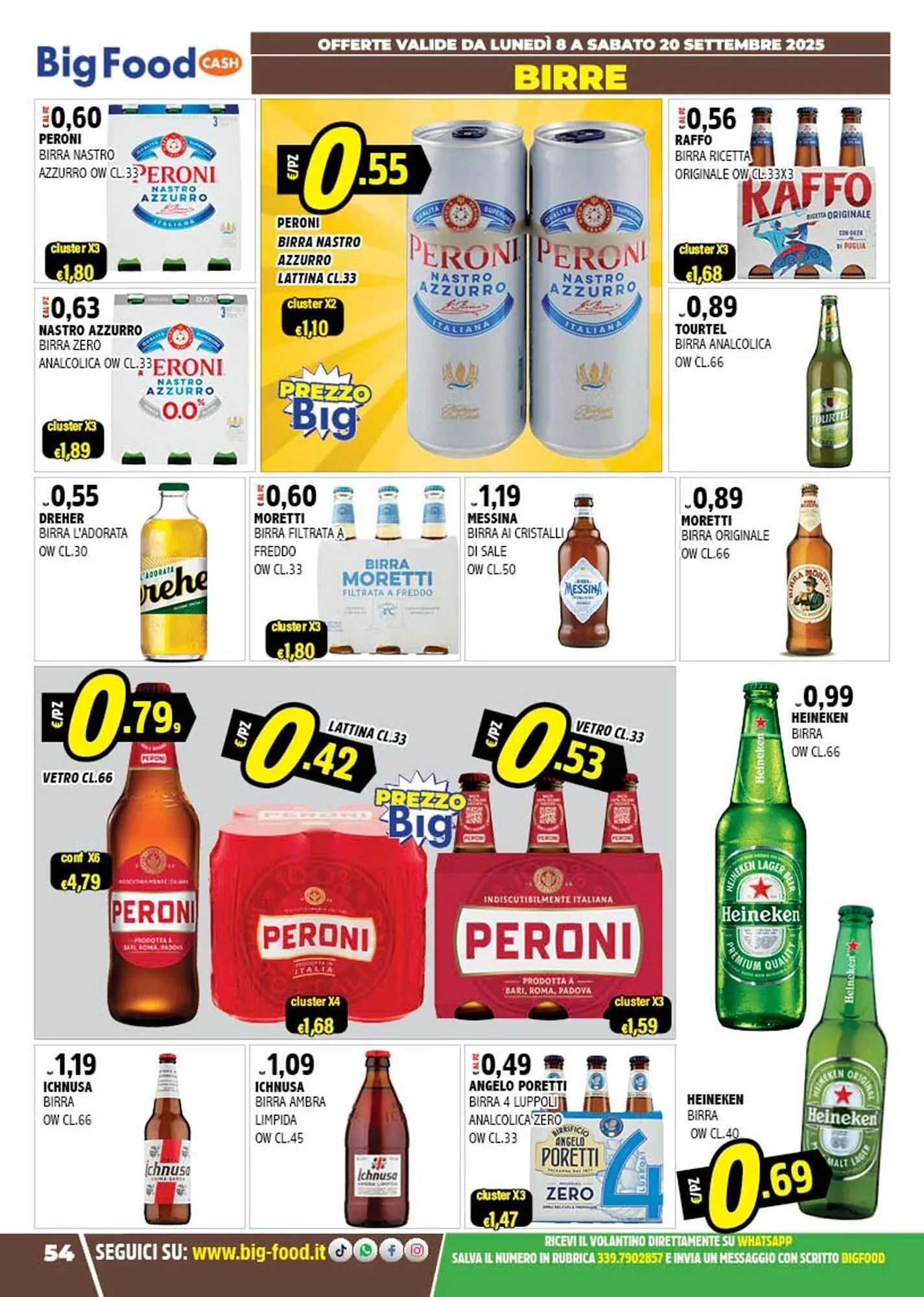 Volantino Big Food da 8 settembre a 20 settembre di 2025 - Pagina del volantino 54