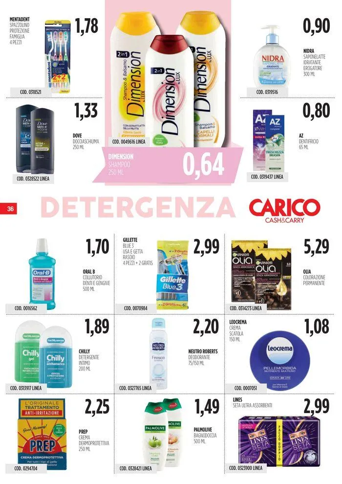 Carico Cash & Carry  da 1 agosto a 15 agosto di 2024 - Pagina del volantino 36