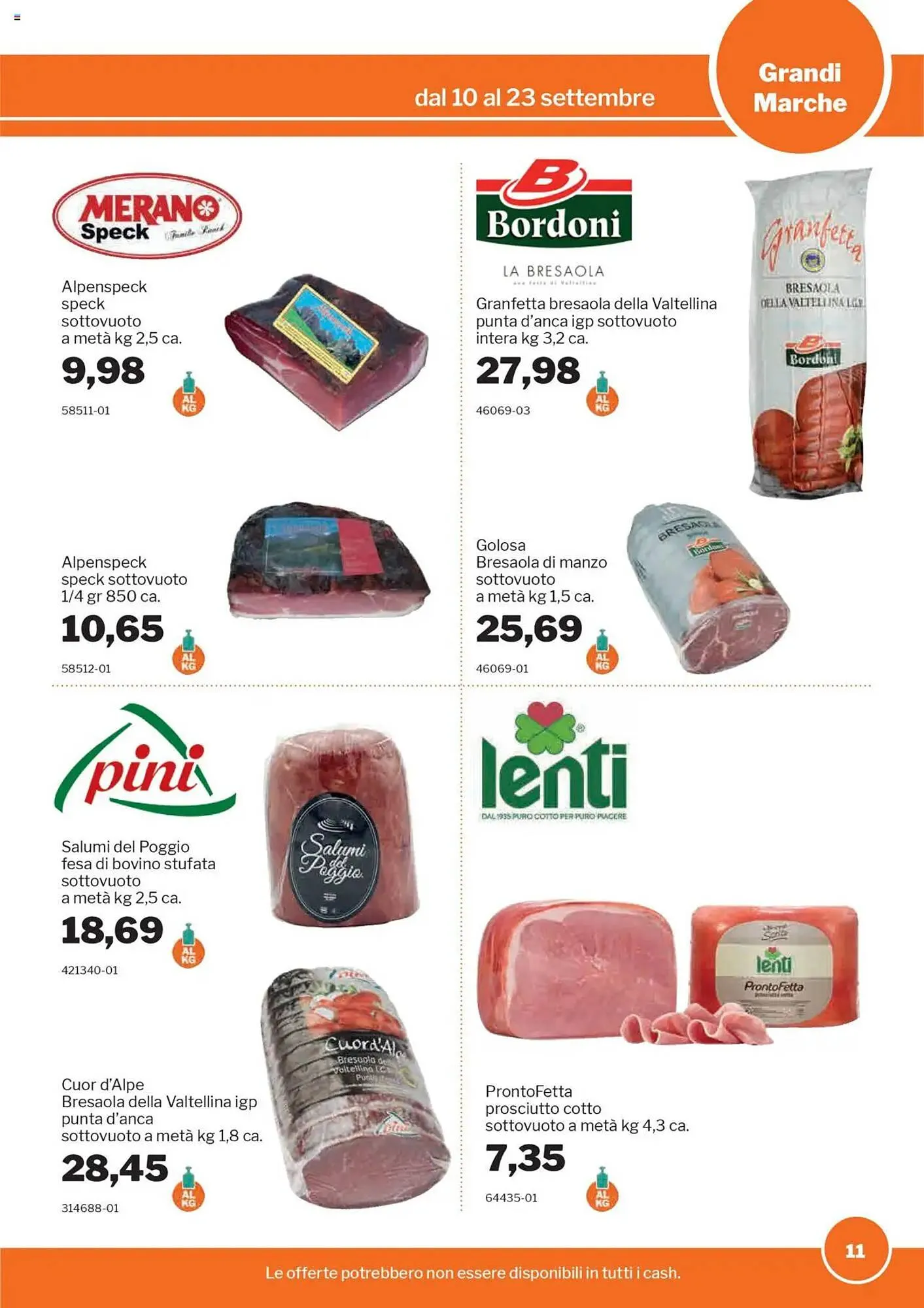 Volantino GrosMarket da 10 settembre a 23 settembre di 2025 - Pagina del volantino 11