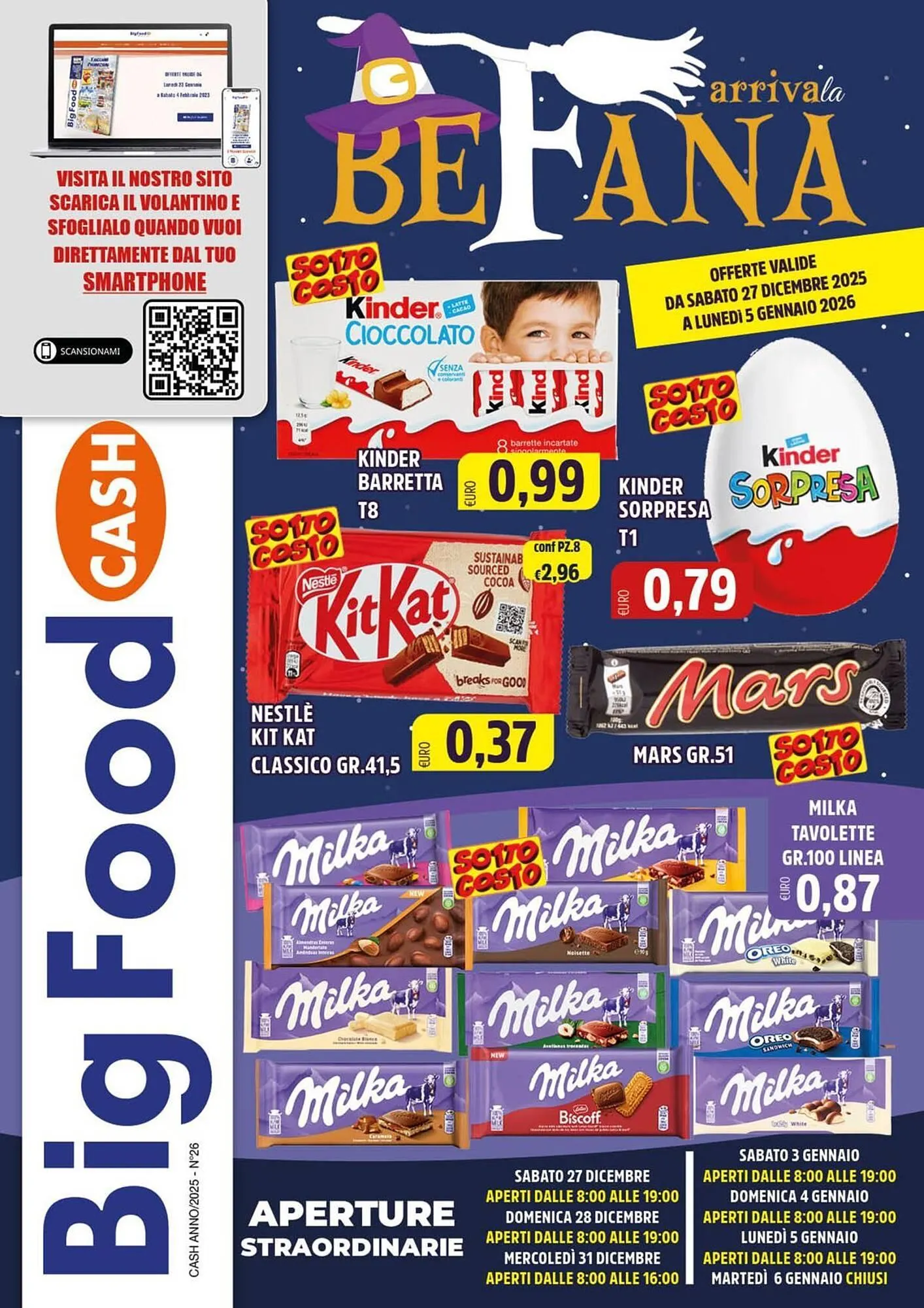 Volantino Big Food da 27 dicembre a 5 gennaio di 2026 - Pagina del volantino 1