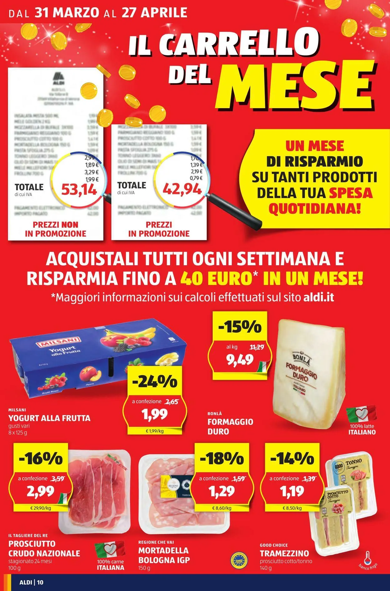 Aldi Volantino attuale da 31 marzo a 6 aprile di 2025 - Pagina del volantino 10