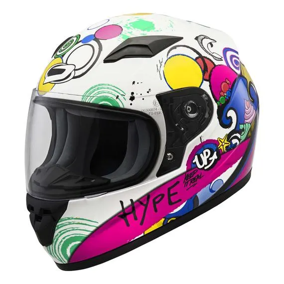 Casco HP5.05 Kid Lola Bianco/Multicolor