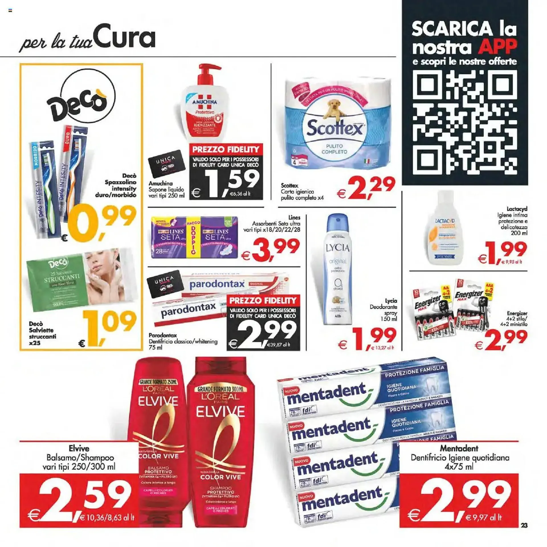 Volantino Deco Supermercati da 14 luglio a 23 luglio di 2025 - Pagina del volantino 23