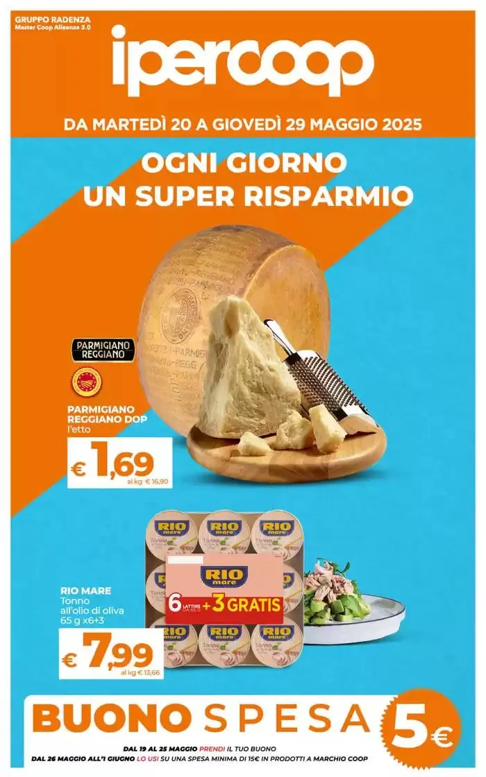 UN SUPER RISPARMIO da 20 maggio a 29 maggio di 2025 - Pagina del volantino 1