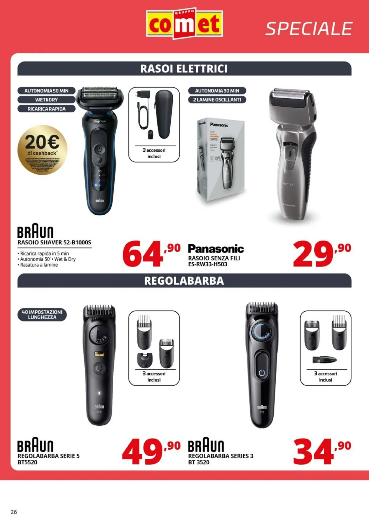 Comet Volantino attuale da 6 novembre a 12 novembre di 2025 - Pagina del volantino 26