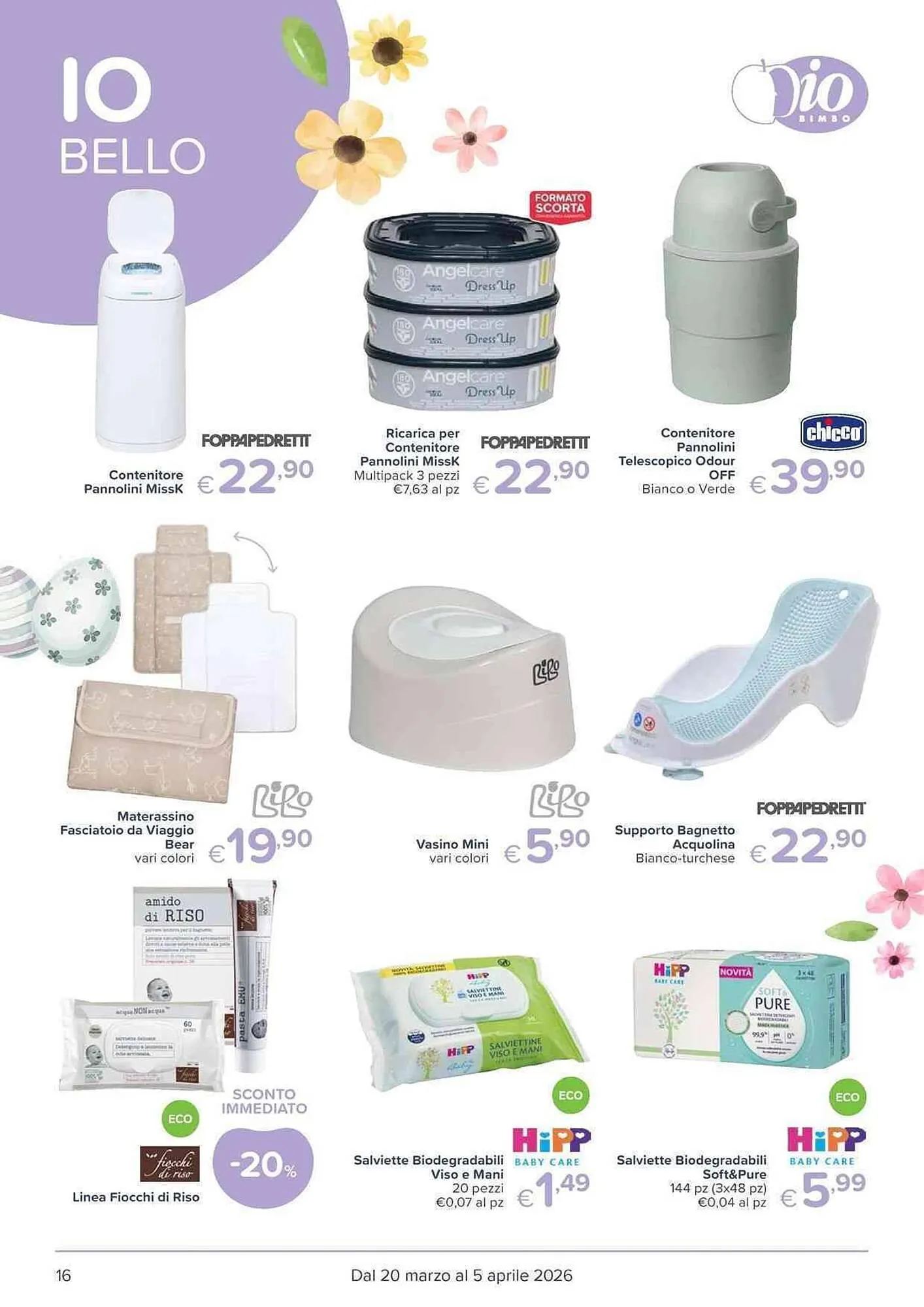 Volantino Io Bimbo da 20 marzo a 5 aprile di 2026 - Pagina del volantino 16