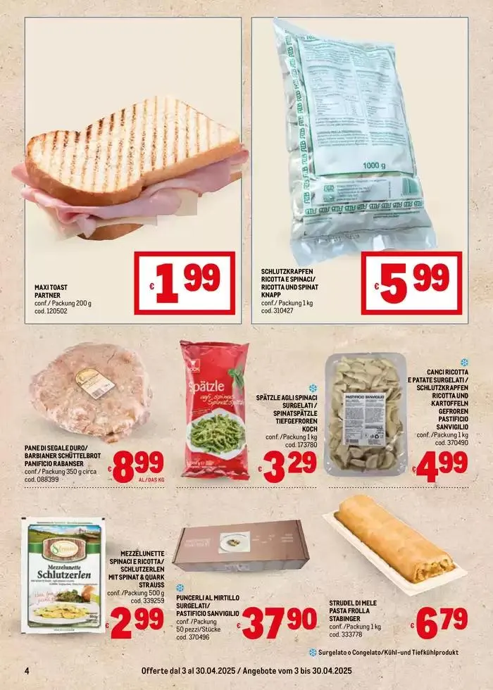 Offerte Alto Adige da 3 aprile a 30 aprile di 2025 - Pagina del volantino 4