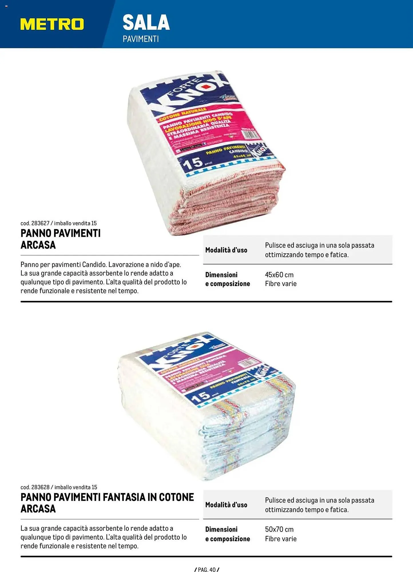 Volantino Metro da 7 gennaio a 31 dicembre di 2026 - Pagina del volantino 40