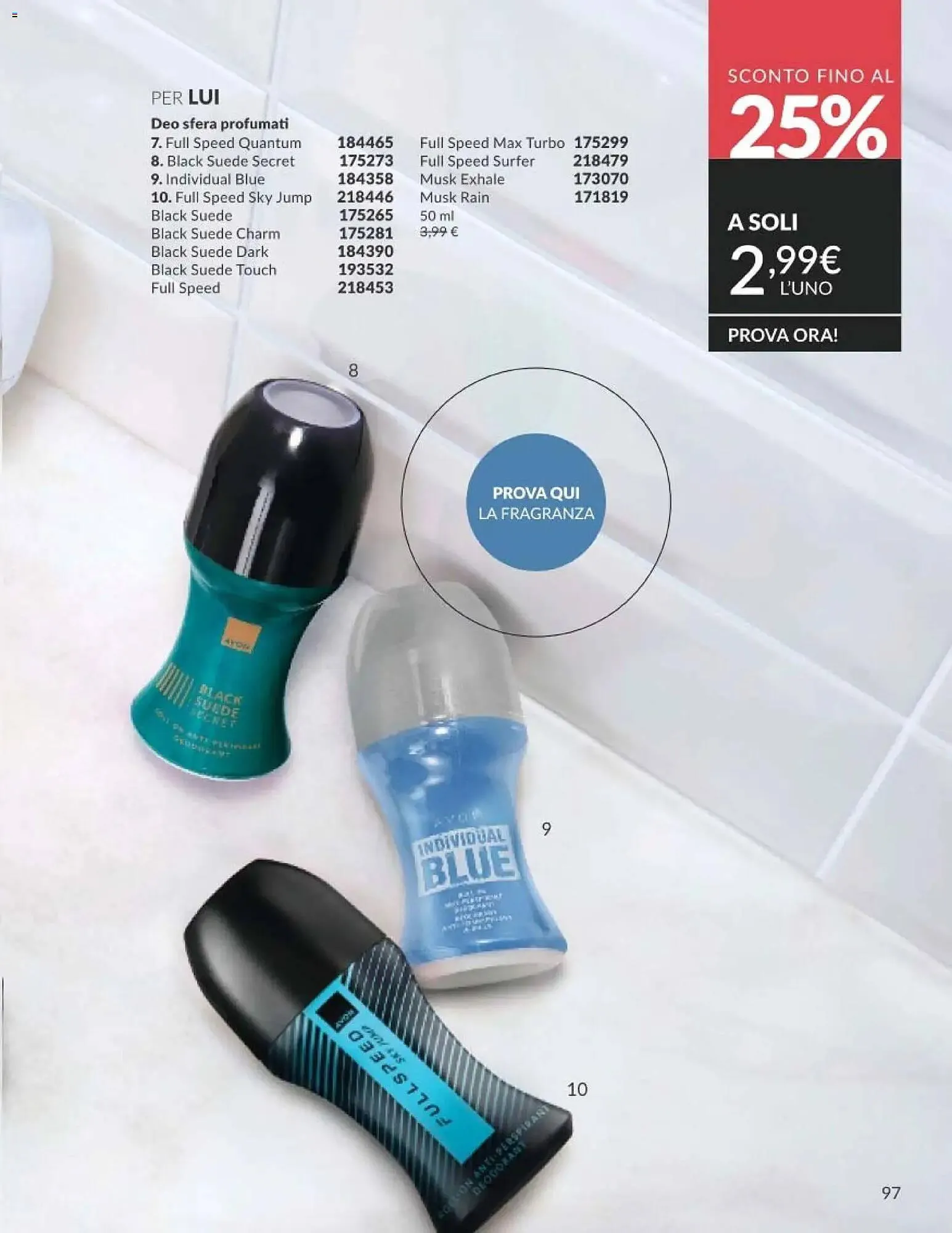 Catalogo Avon da 1 maggio a 31 maggio di 2026 - Pagina del volantino 97