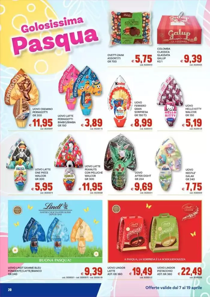 Buona Pasqua da 7 aprile a 19 aprile di 2025 - Pagina del volantino 20