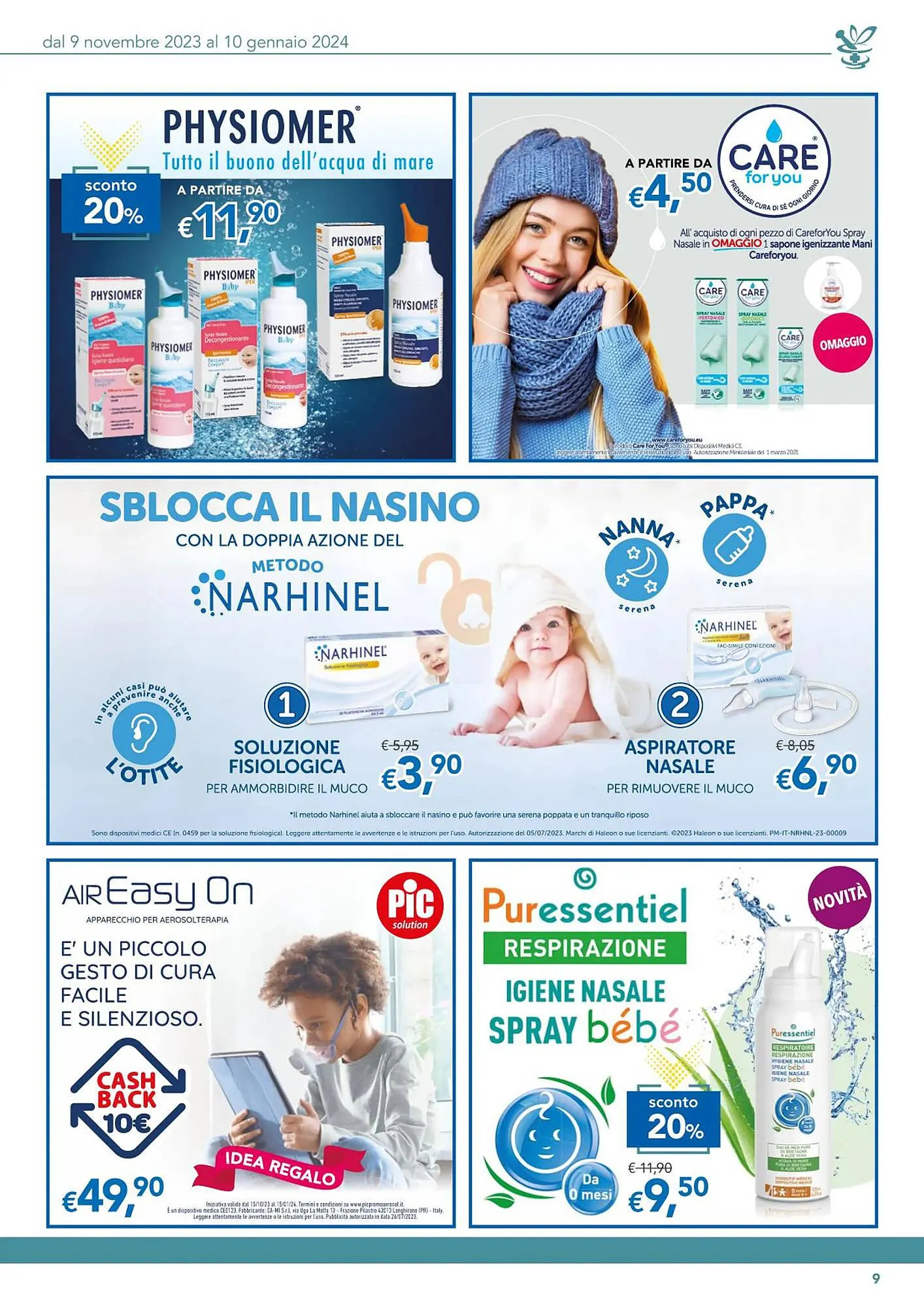 Volantino Migross Supermercati e Market da 9 novembre a 10 gennaio di 2024 - Pagina del volantino 9