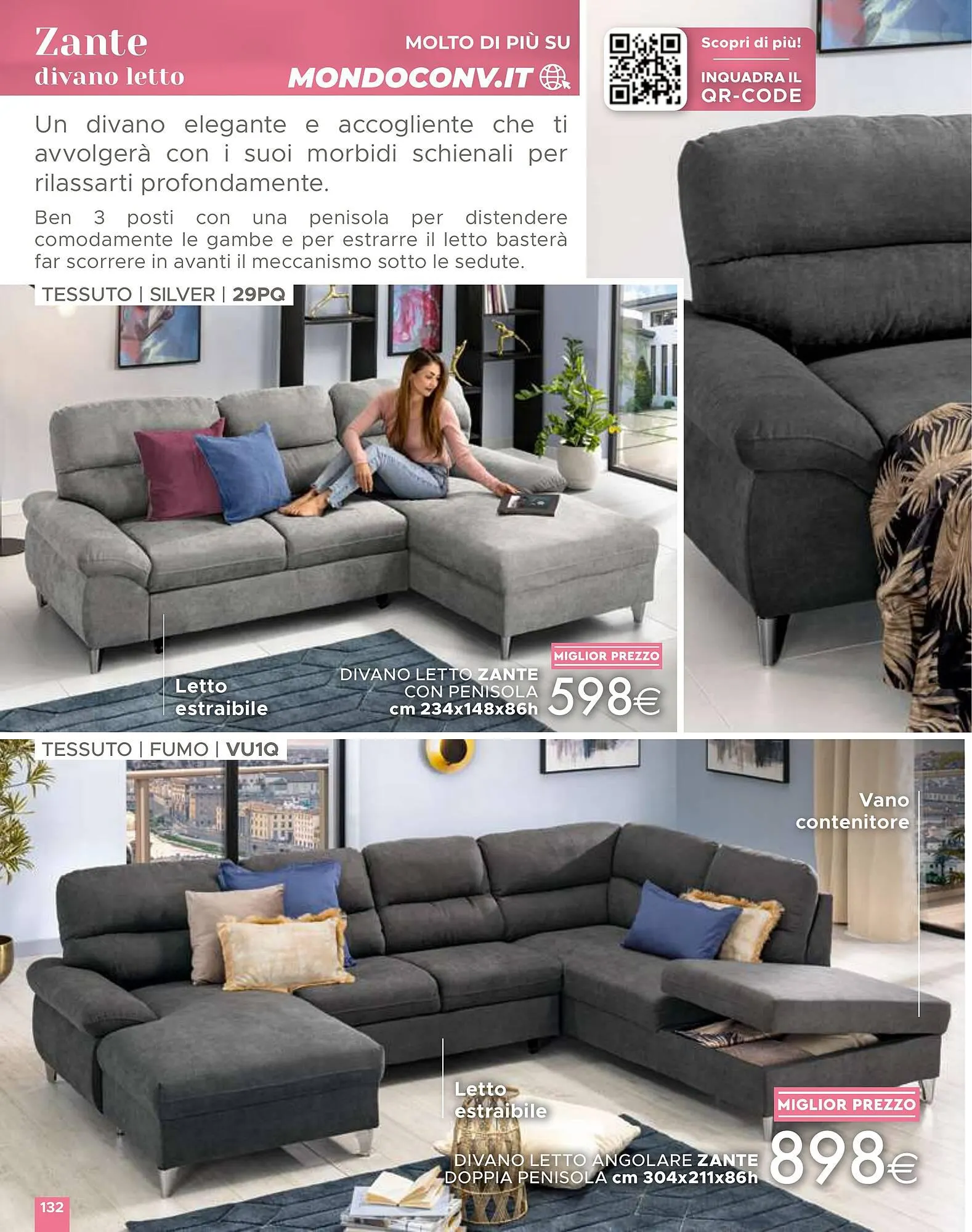 Volantino Mondo Convenienza da 1 aprile a 1 settembre di 2024 - Pagina del volantino 132