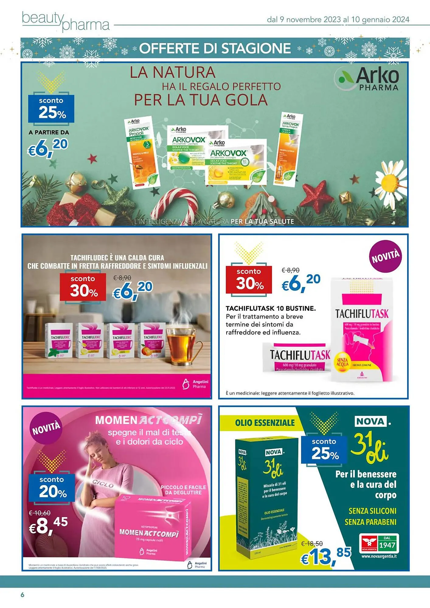 Volantino Migross Supermercati e Market da 9 novembre a 10 gennaio di 2024 - Pagina del volantino 6