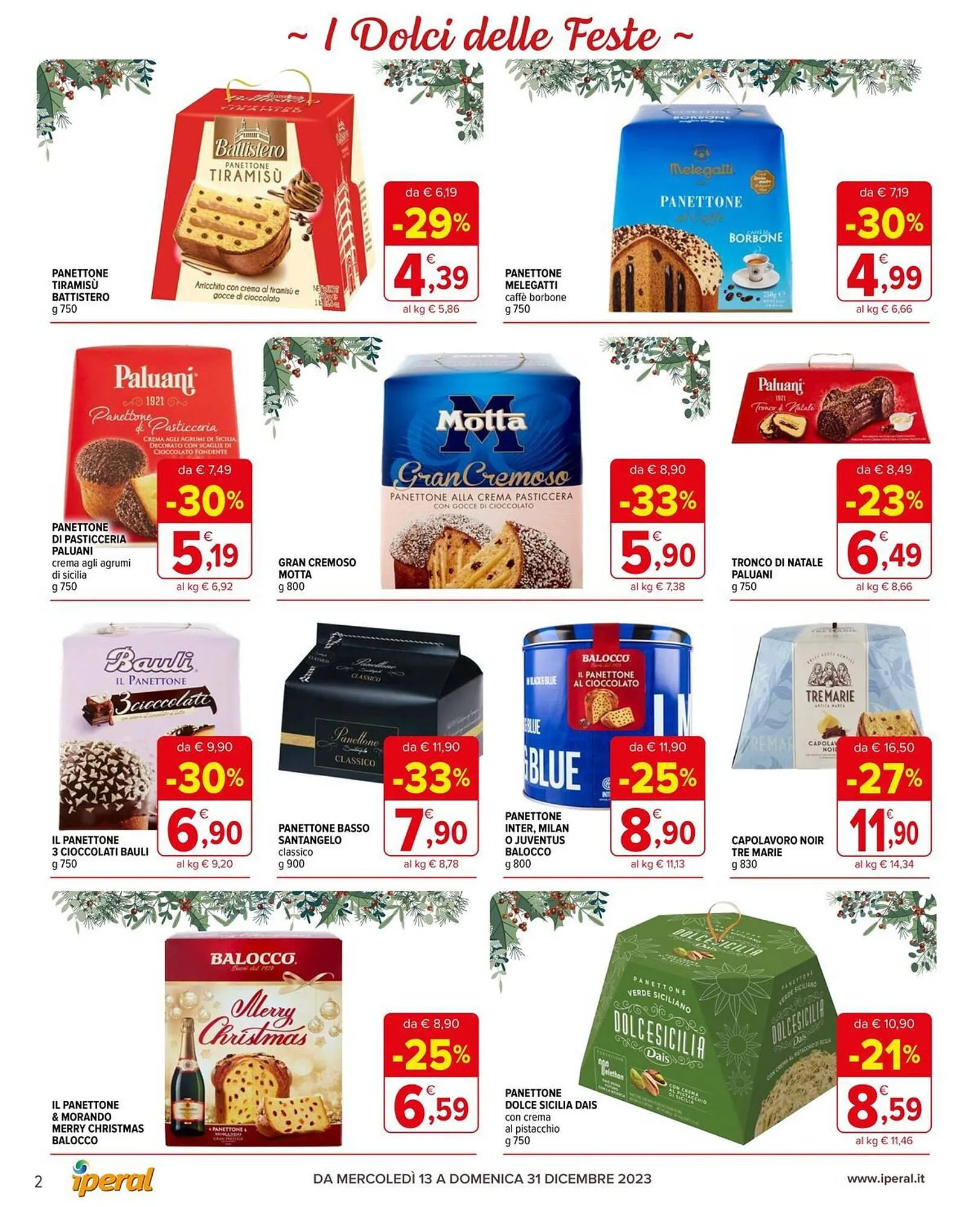 Volantino Iperal da 13 dicembre a 31 dicembre di 2023 - Pagina del volantino 2