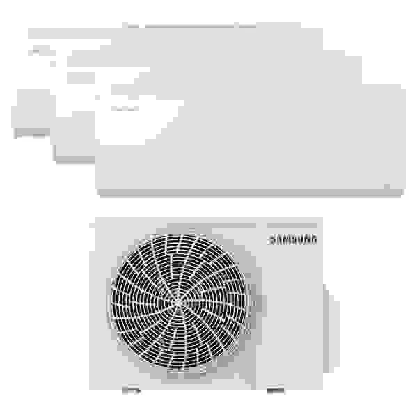 Condizionatore samsung trial 9000+9000+ 12000 btu luzon s2 wifi eer 4,16 cop 4,77 a+++/a++