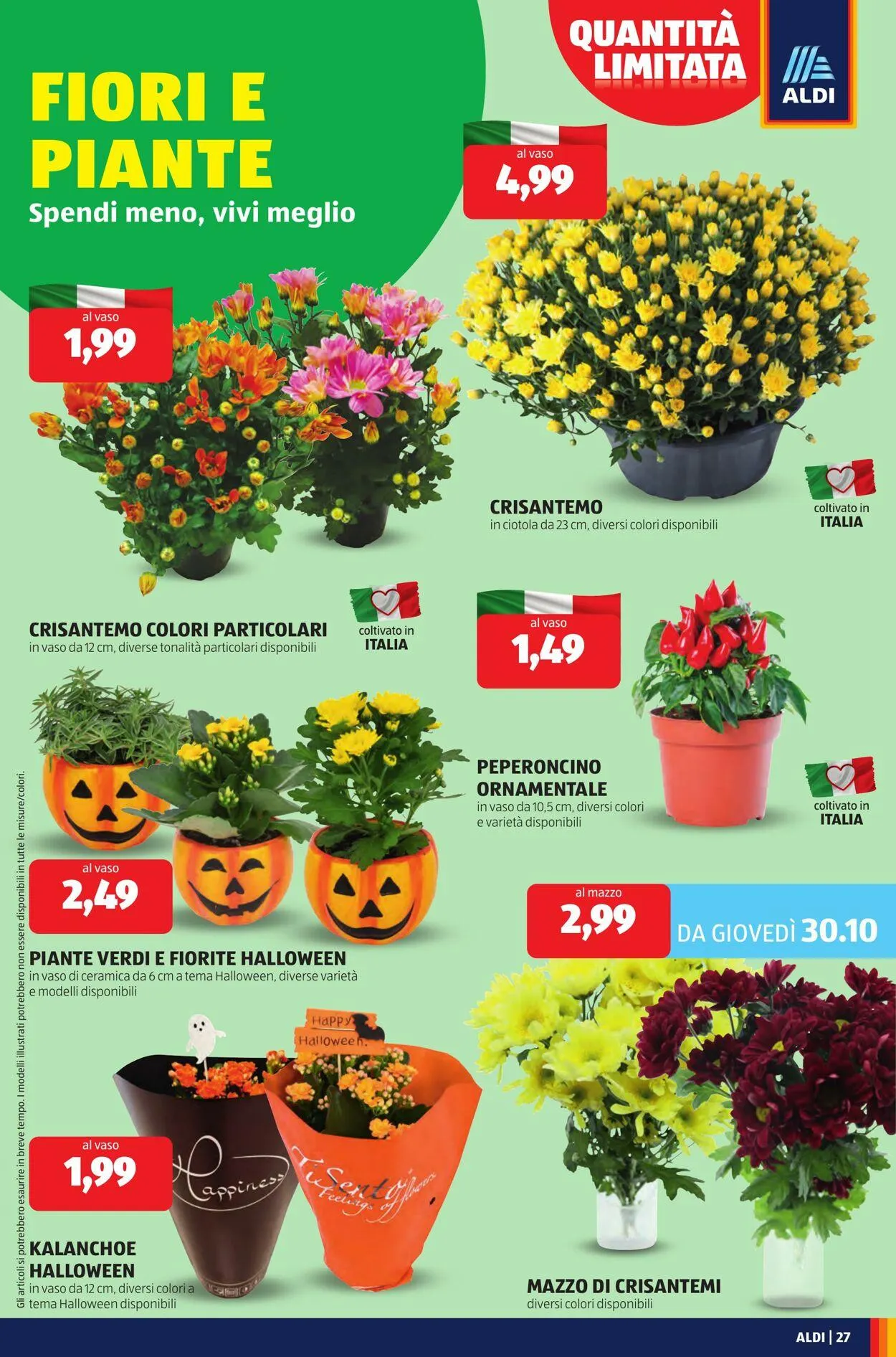 Aldi Volantino attuale da 27 ottobre a 2 novembre di 2025 - Pagina del volantino 27