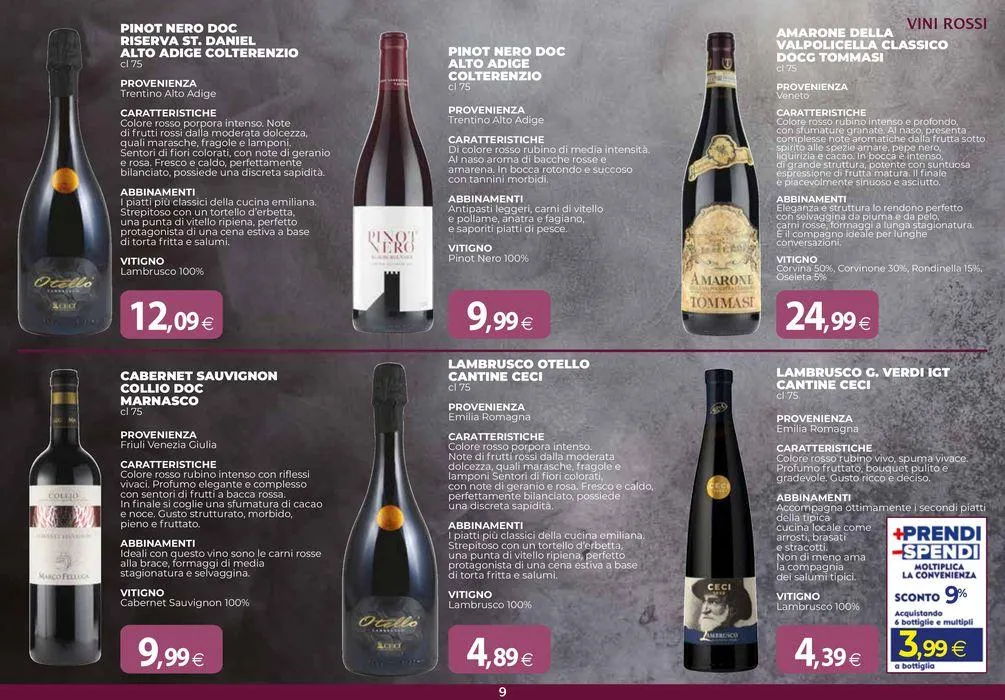 Catalogo Vini da 19 settembre a 16 ottobre di 2024 - Pagina del volantino 9