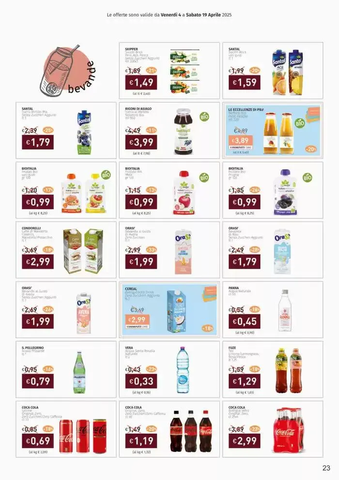Per Pasqua solo eccellenze! da 4 aprile a 19 aprile di 2025 - Pagina del volantino 23