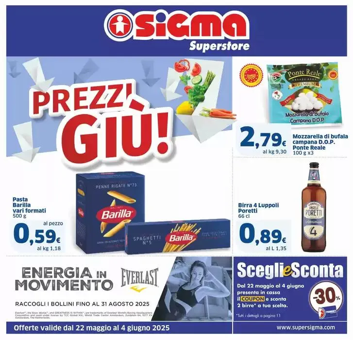 Prezzi giù!, Superstore da 22 maggio a 4 giugno di 2025 - Pagina del volantino 1