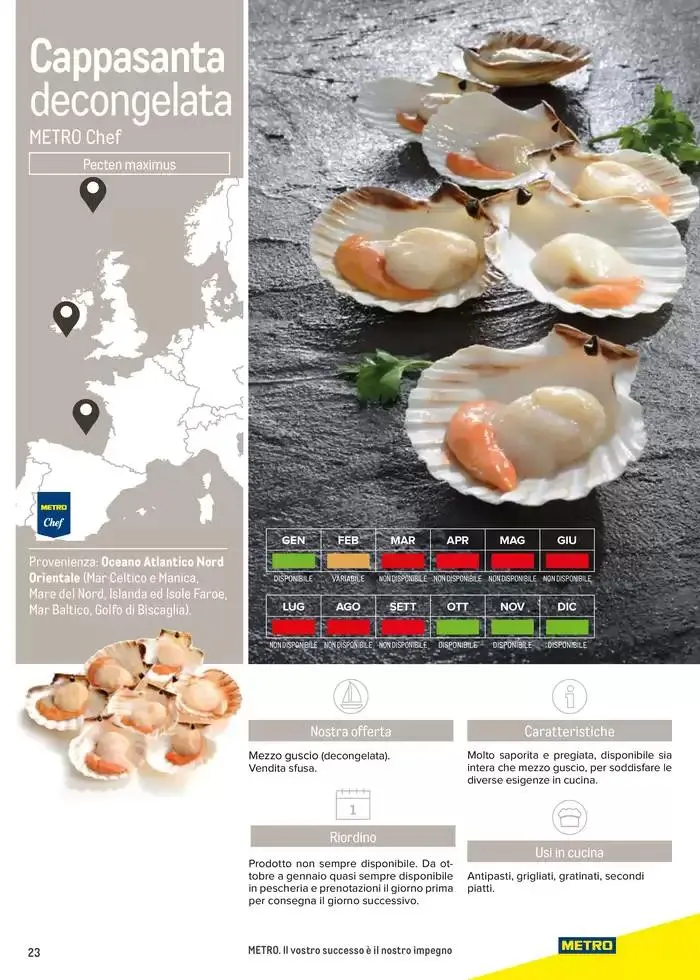 Catalogo Frutti di mare da 2 gennaio a 31 luglio di 2025 - Pagina del volantino 23