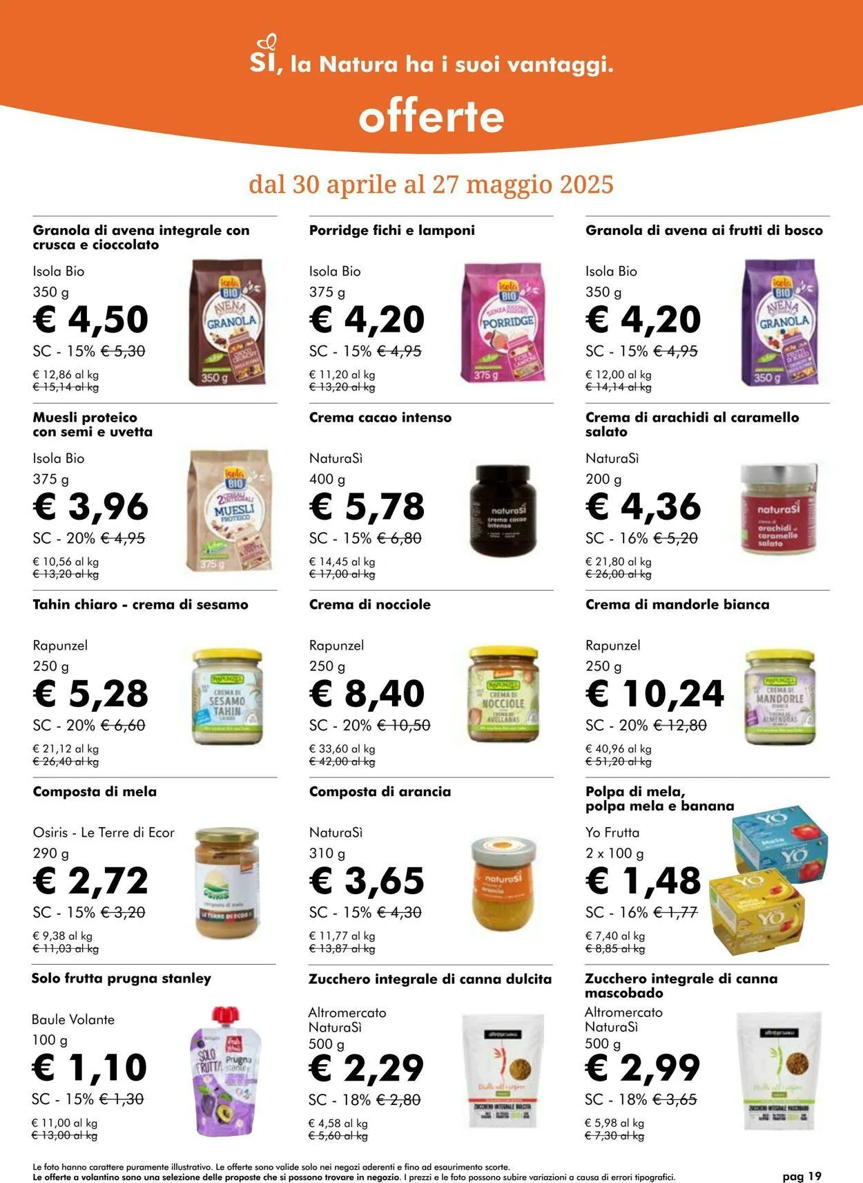 Natura Sì Volantino attuale da 27 maggio a 10 giugno di 2025 - Pagina del volantino 19