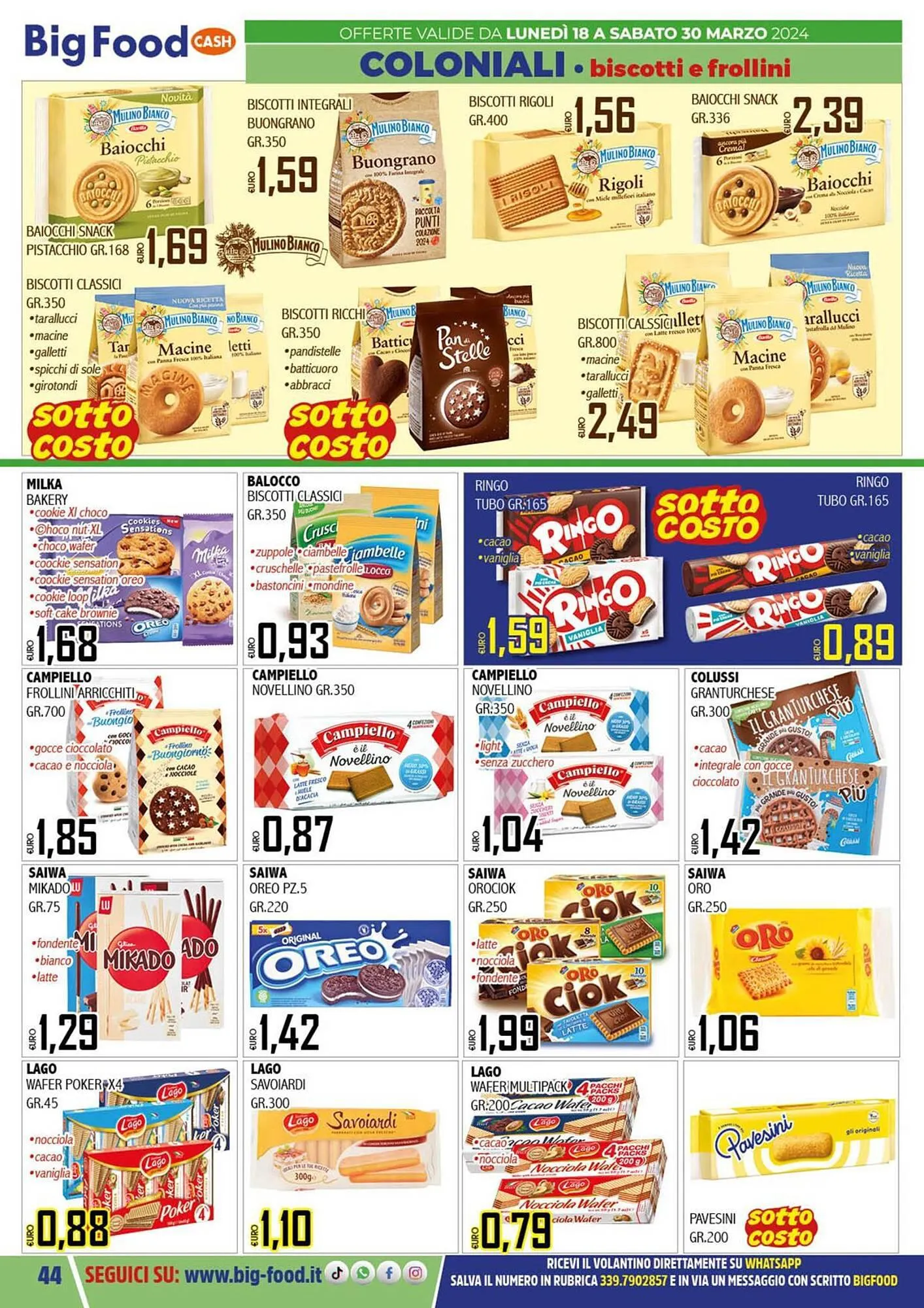 Volantino Big Food da 18 marzo a 30 marzo di 2024 - Pagina del volantino 44