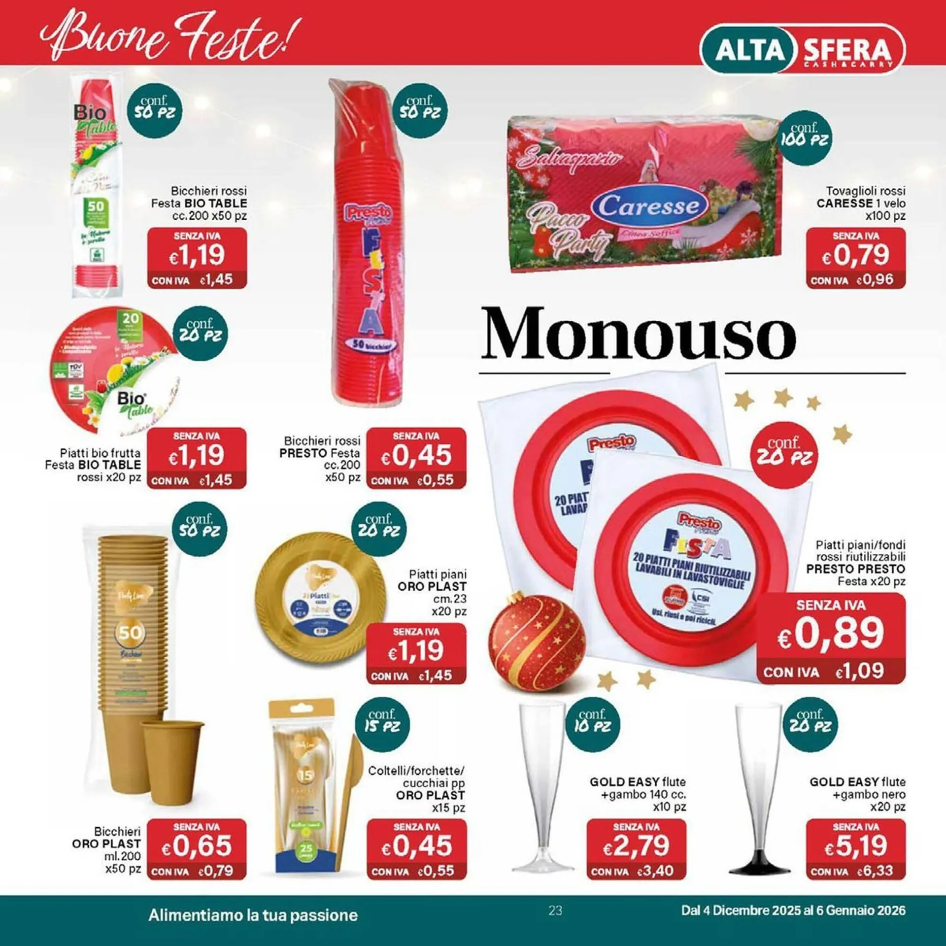 Volantino Altasfera da 4 dicembre a 6 gennaio di 2026 - Pagina del volantino 23