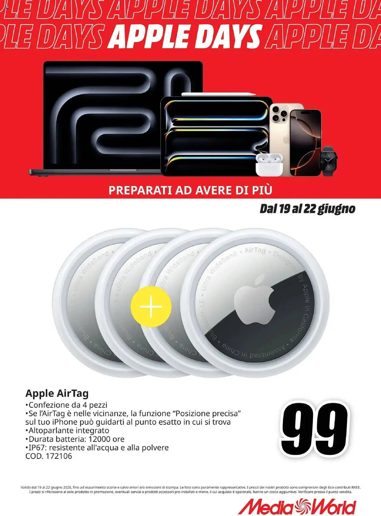 Volantino MediaWorld da 19 giugno a 22 giugno di 2025 - Pagina del volantino 12