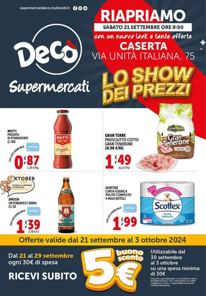Lo show dei prezzi da 23 settembre a 3 ottobre di 2024 - Pagina del volantino 1
