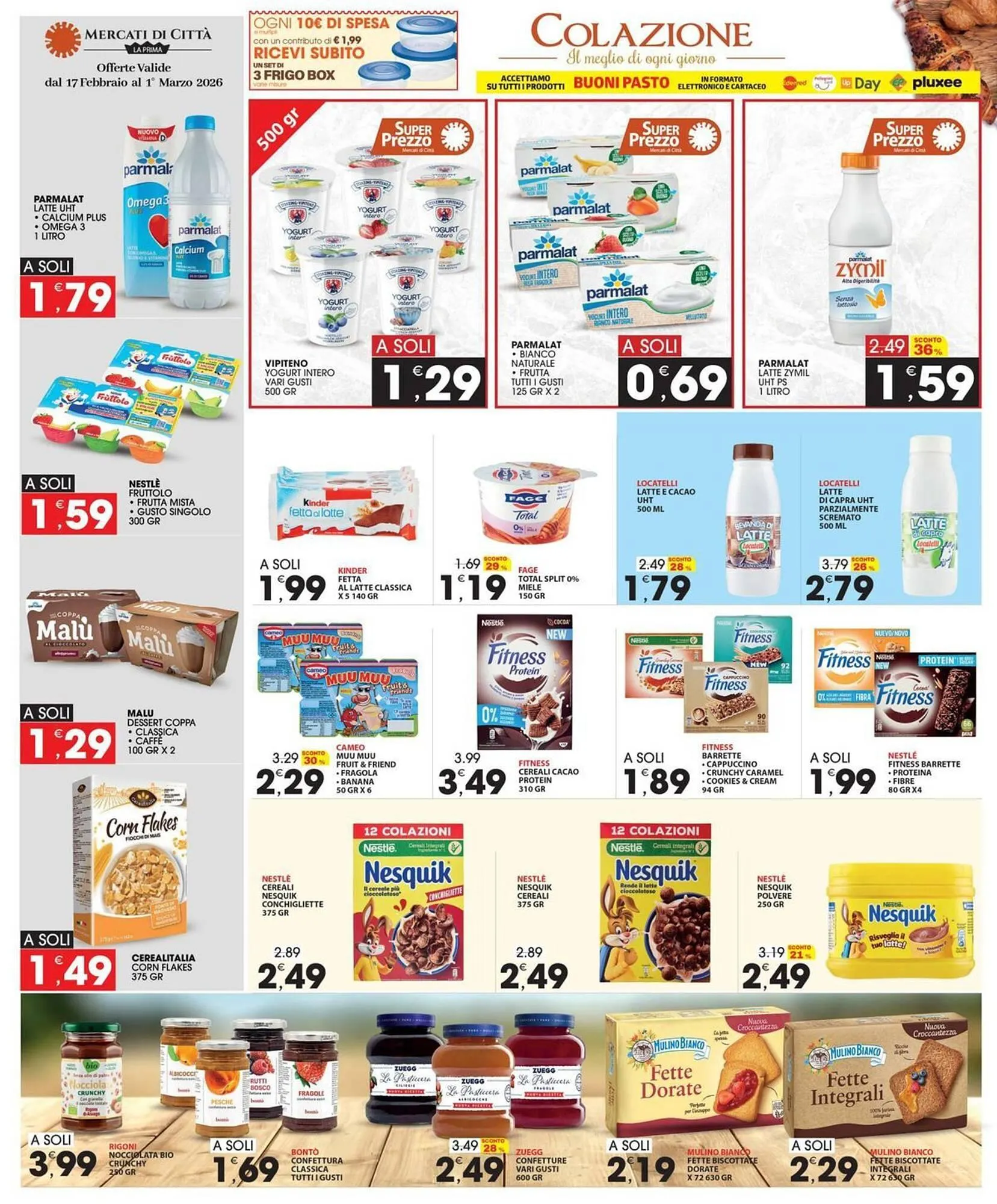 Volantino Mercati di Città La Prima da 17 febbraio a 1 marzo di 2026 - Pagina del volantino 18