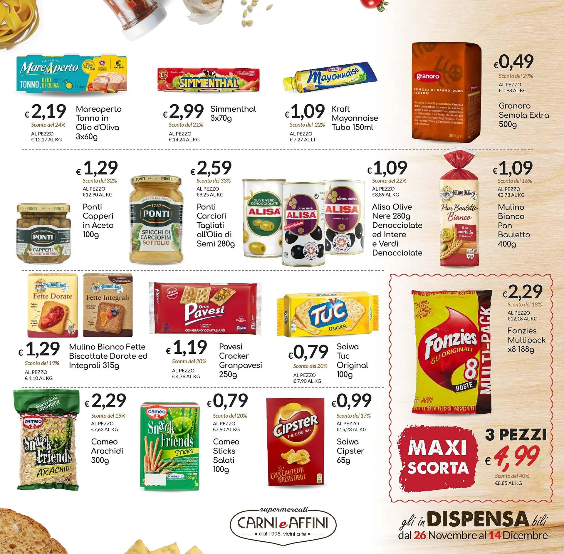 Volantino Carni e Affini Supermercati da 26 novembre a 14 dicembre di 2025 - Pagina del volantino 7