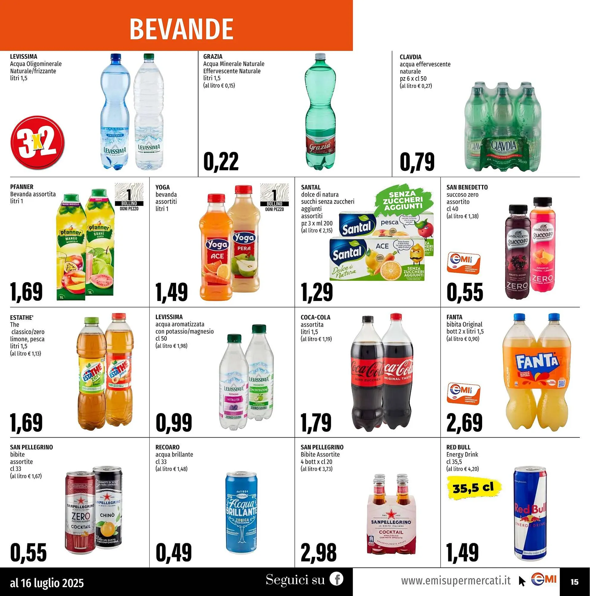 Volantino Emi Supermercati da 3 luglio a 16 luglio di 2025 - Pagina del volantino 15
