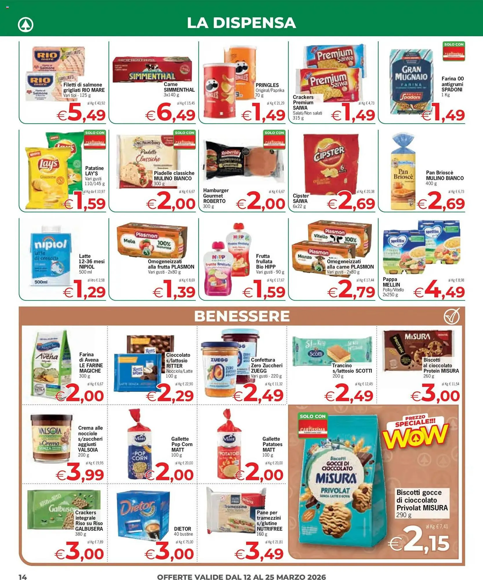 Volantino Eurospar da 12 marzo a 25 marzo di 2026 - Pagina del volantino 14