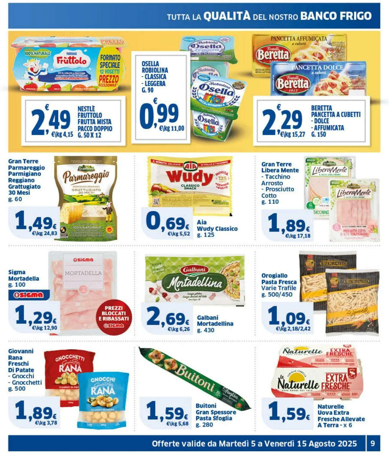 Sigma - Roma Volantino attuale da 5 agosto a 15 agosto di 2025 - Pagina del volantino 9