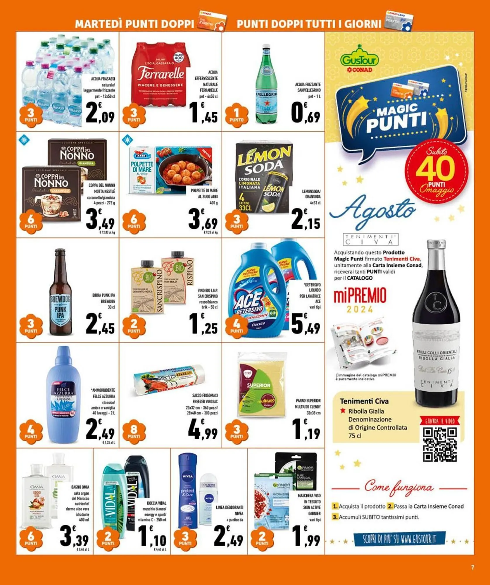 Volantino Conad da 2 agosto a 6 agosto di 2024 - Pagina del volantino 7