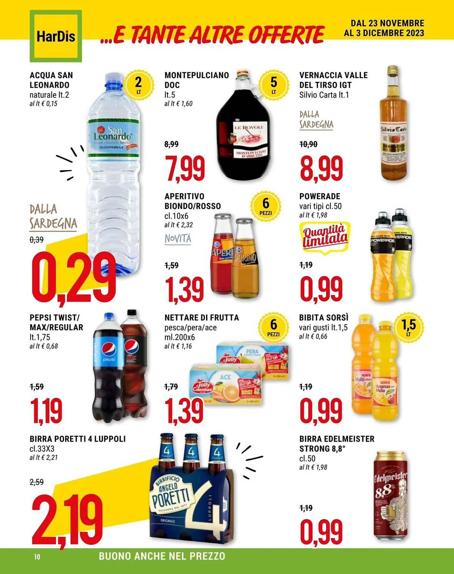 Volantino Hardis da 23 novembre a 3 dicembre di 2023 - Pagina del volantino 10