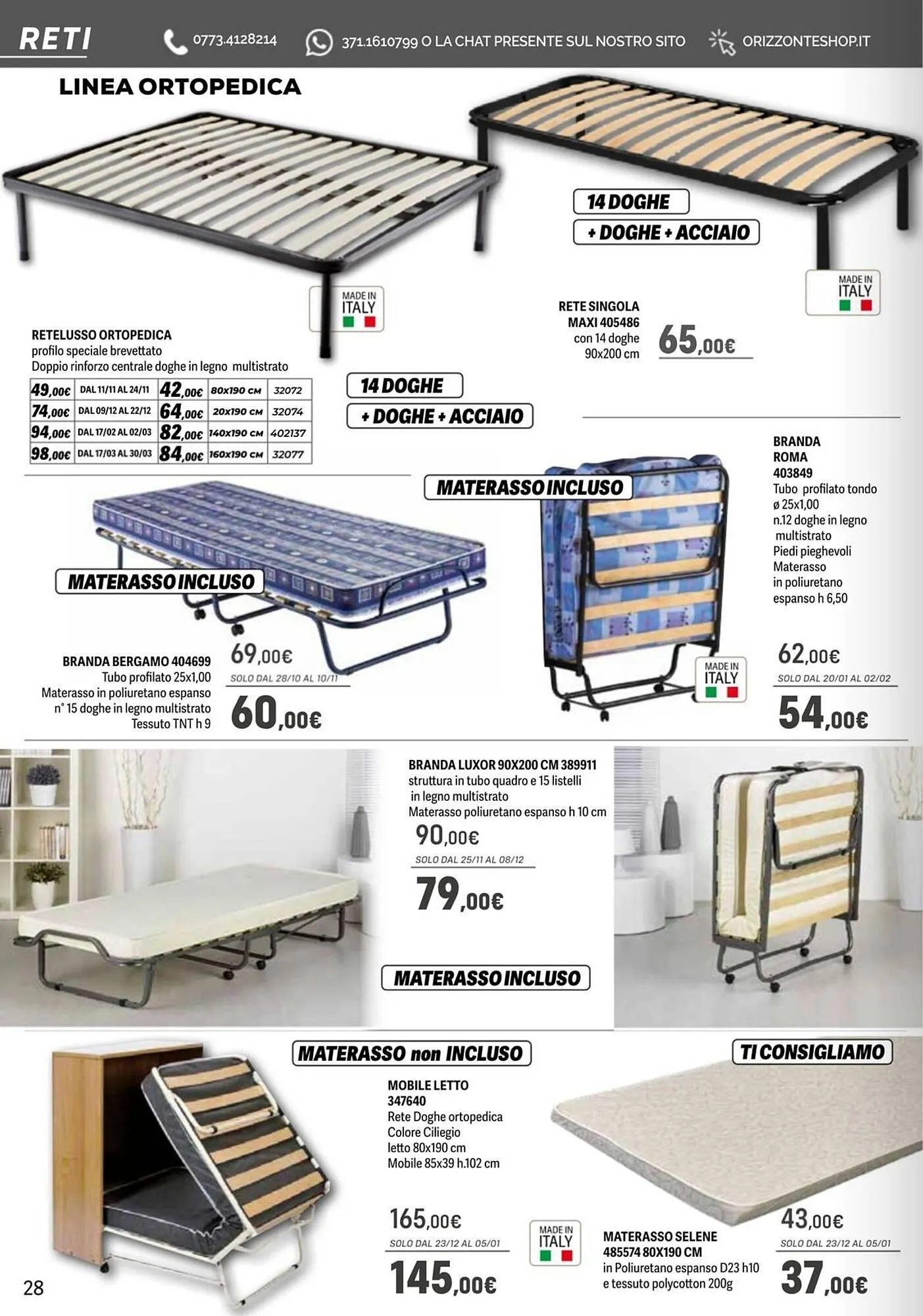 Volantino Orizzonte da 11 febbraio a 30 aprile di 2025 - Pagina del volantino 28