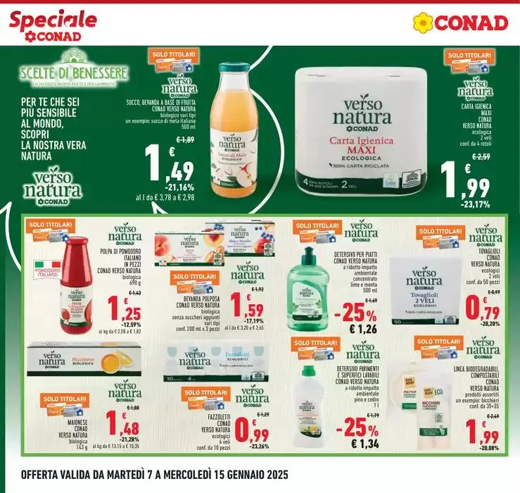 Speciale Conad da 7 gennaio a 15 gennaio di 2025 - Pagina del volantino 6