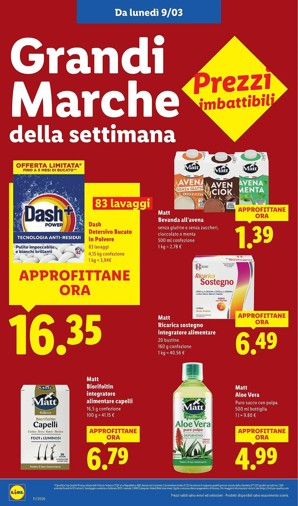 Volantino Lidl da 9 marzo a 15 marzo di 2026 - Pagina del volantino 8
