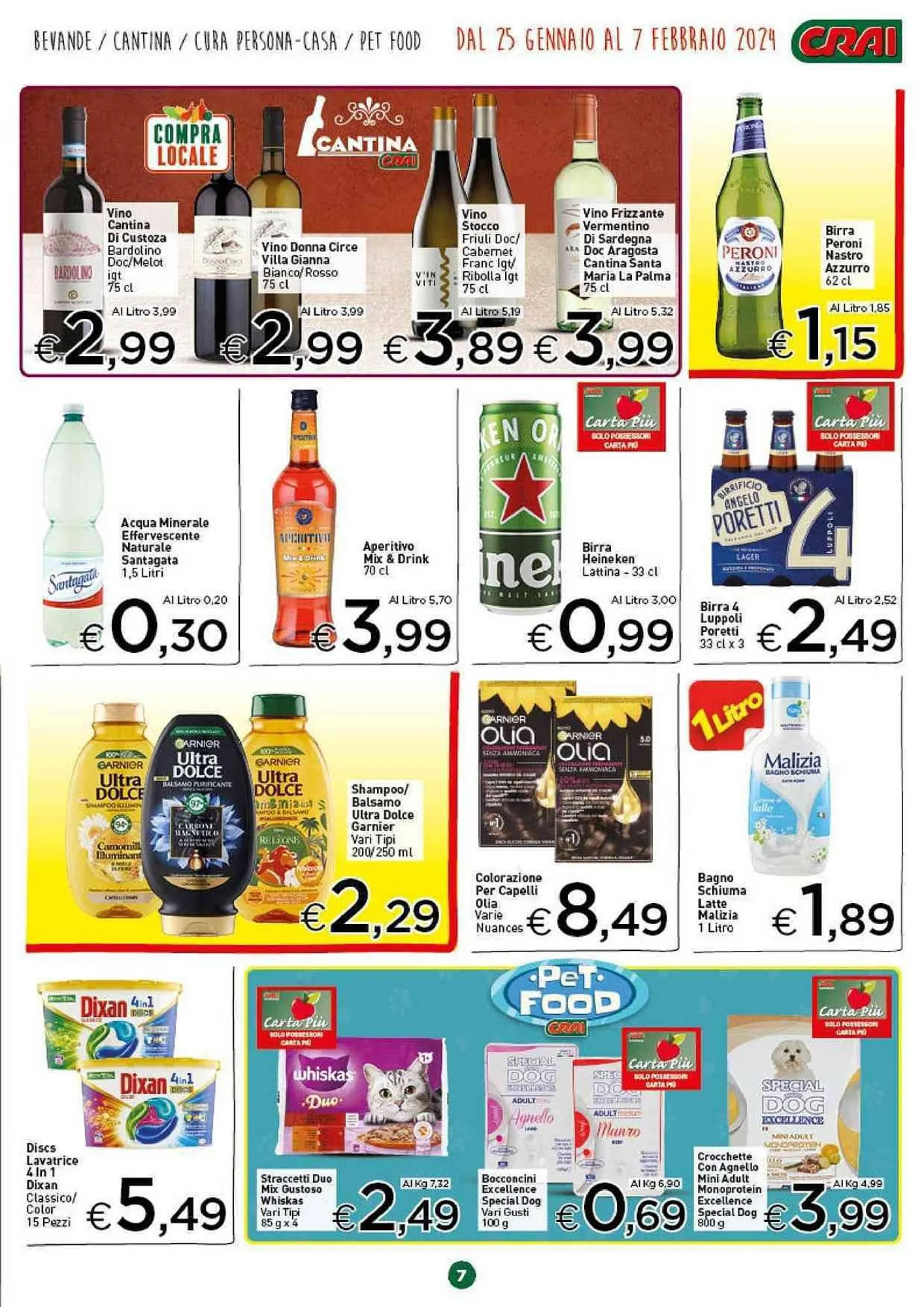 Volantino Crai Simpatia da 25 gennaio a 7 febbraio di 2024 - Pagina del volantino 7