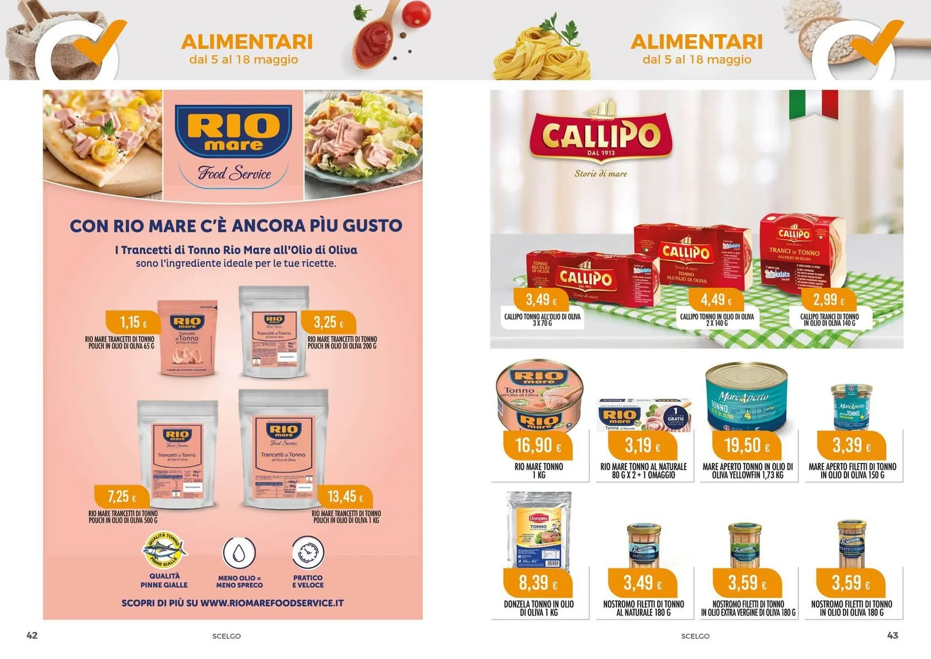 Volantino Scelgo da 5 maggio a 18 maggio di 2025 - Pagina del volantino 22